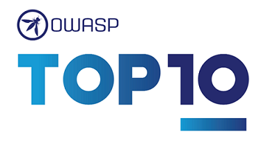 A logo of OWASP Top 10.